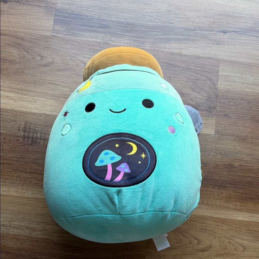 NWT Squishmallows Reishi Cute Plush Toy with Stew Design